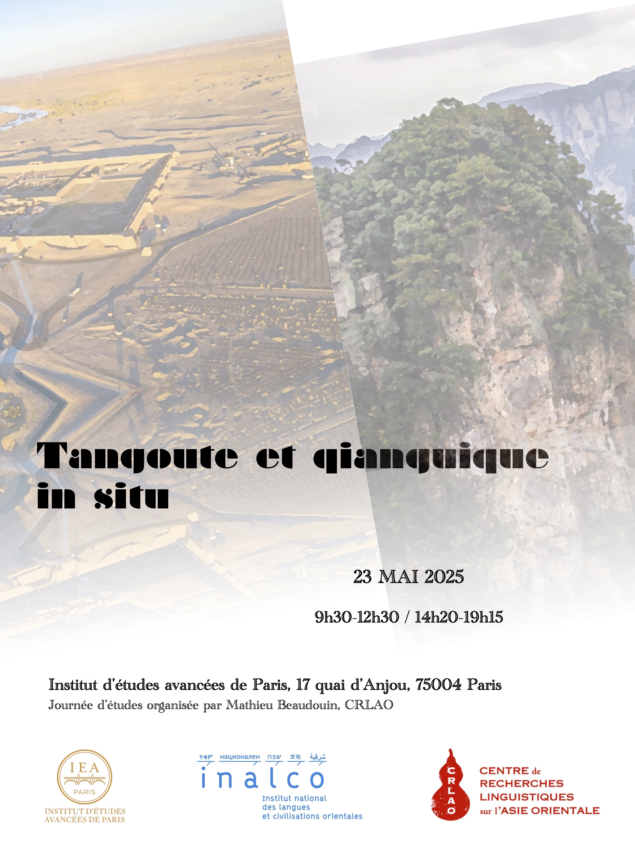 Poster for Tangut and Qiangic in situ conference